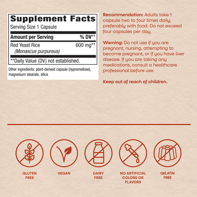 <{%MAIN4_15540%}>Nature's Way® | Red Yeast Rice