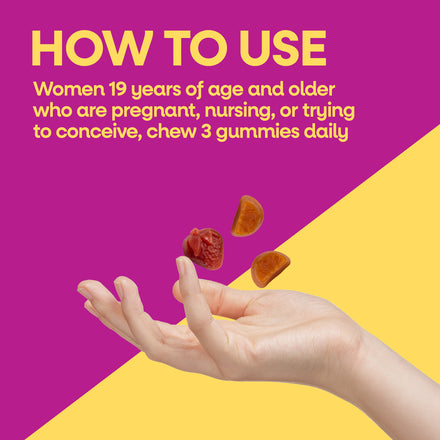 Alive!® Premium Prenatal Gummies Supplement Facts