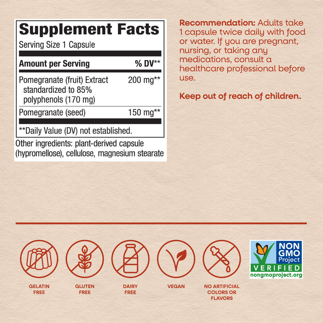 <{%MAIN5_15385%}>Nature's Way® | Pomegranate Standardized Extract