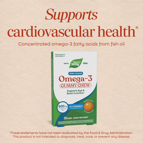 <{%MAIN3_undefined%}>Nature's Way® | Omega 3 Gummy Chews 30 ct