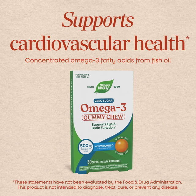 <{%MAIN3_undefined%}>Nature's Way® | Omega 3 Gummy Chews 30 ct