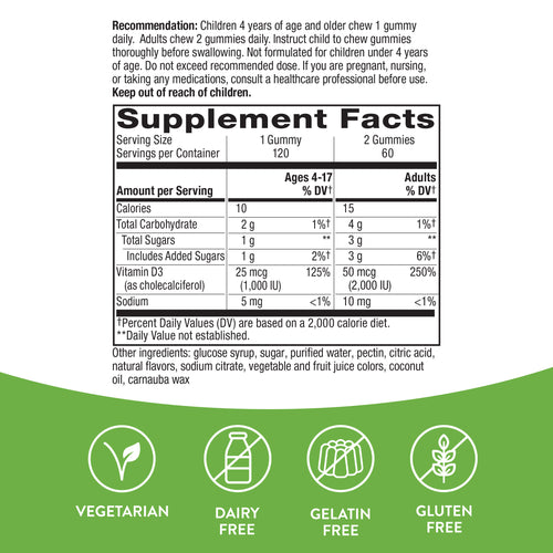 Nature's Way® | Vitamin D3 Gummies Sku:BUNDLE